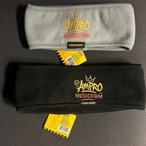 Ampro Music Firm Headbands - Gray and Black